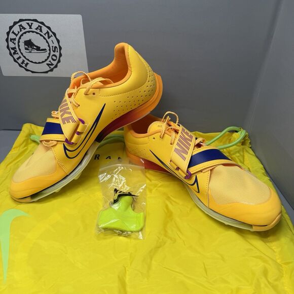 Nike Air Zoom Long Jump Elite Citron Pulse Indigo Burst Men Size 9 FZ9326-800 main image 8